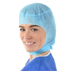 Cagoule chirurgicale / surgical hood Modèle Bleu nuit -  France