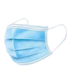 Surgical Mask without Nose Bar - Blue