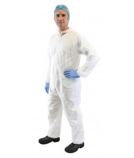 Coverall Zip and collar