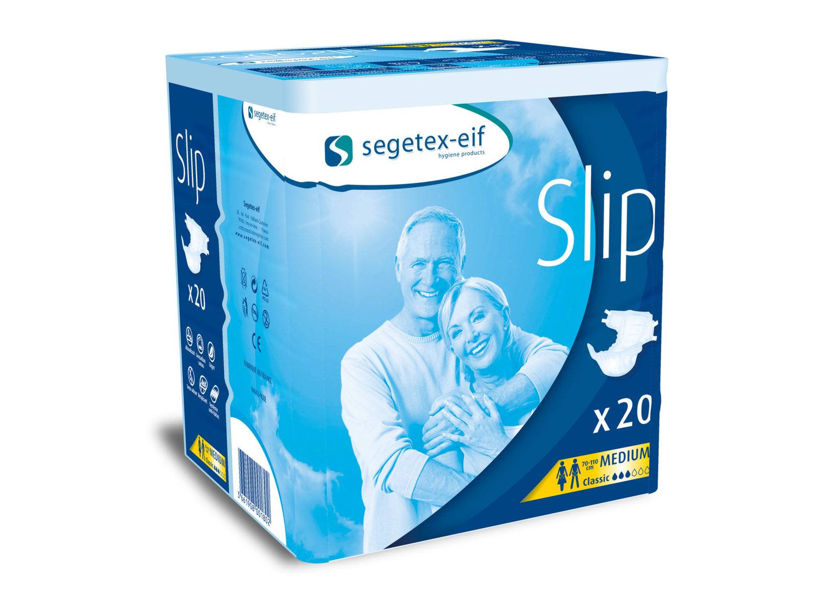 Change complet gamme jour taille M incontinence modérée ou lourde